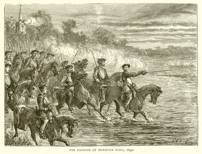 El Paso de Newburn Ford, 1640 de English School