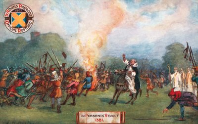 La Revuelta de los Campesinos 1381, Paginación de St Albans 1907 de English School