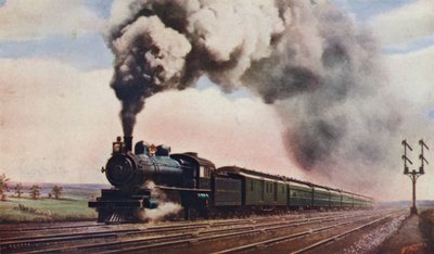 El Pennsylvania Limited a toda velocidad, Ferrocarril de Pensilvania, EE.UU. de English School