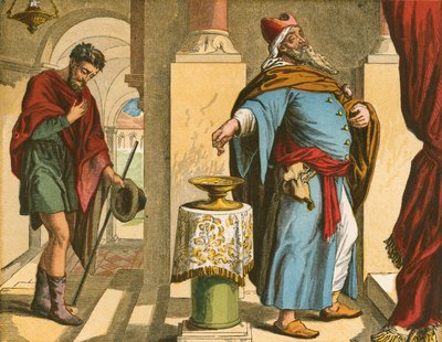 El fariseo y el publicano de English School