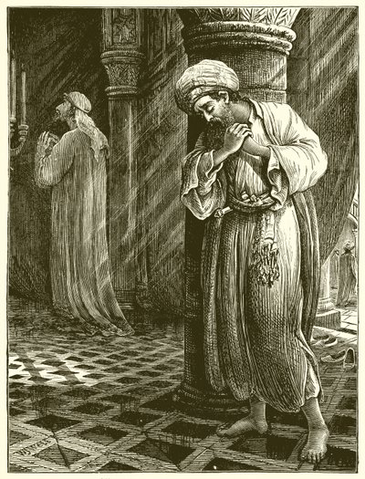 El fariseo y el recaudador de impuestos de English School