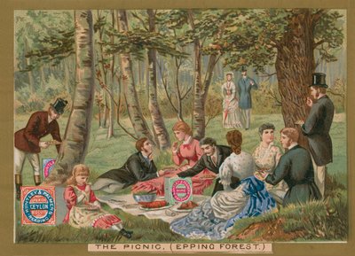 El picnic, bosque de Epping de English School