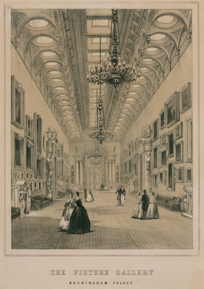 La Galería de Pinturas, Palacio de Buckingham de English School