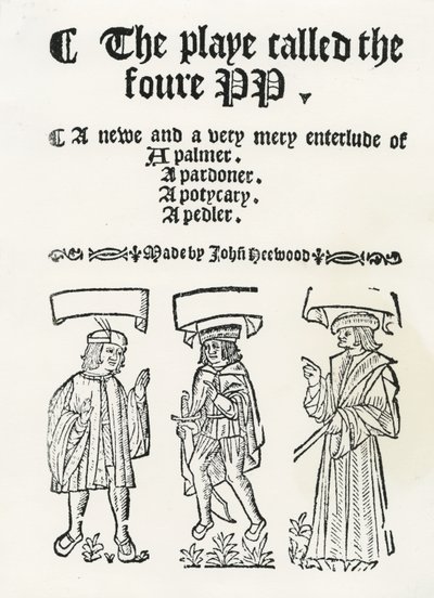 La obra llamada los cuatro PP, c. 1530 de English School