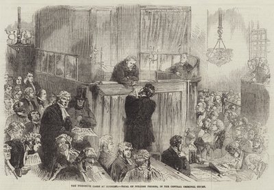Los casos de envenenamiento en Rugeley, juicio de William Palmer, en el Tribunal Penal Central de English School