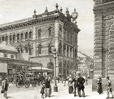 La oficina de correos, George Street, Sídney, c.1880, de 