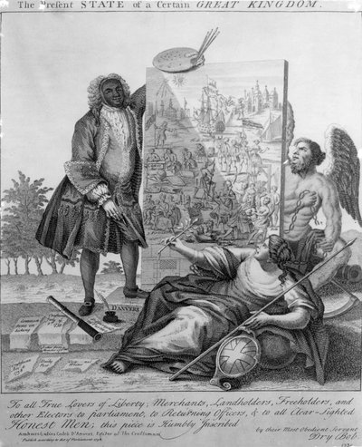 El Estado Actual de un Cierto Gran Reino, 1738 de English School