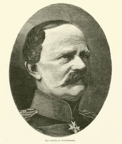 El Príncipe de Wurtemburg, septiembre 1870 de English School