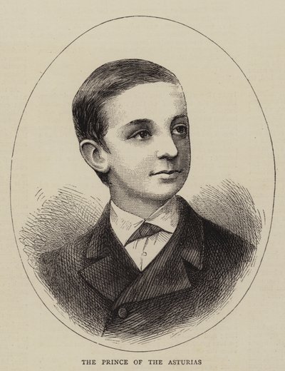 El Príncipe de Asturias (grabado) de English School
