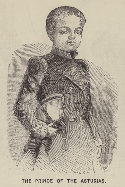 El Príncipe de Asturias (grabado) de English School