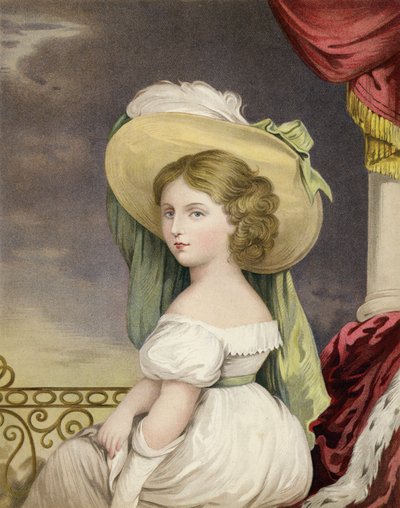 La Princesa Victoria a los Doce Años de English School