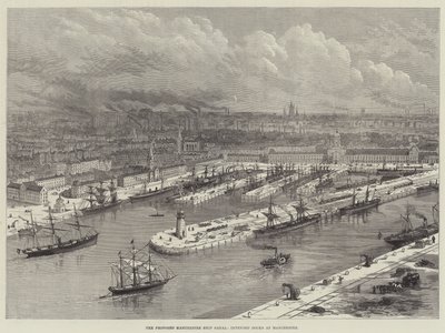 El Propuesto Canal de Navegación de Manchester, Muelles Previstos en Manchester de English School