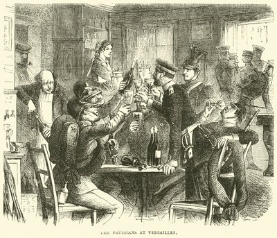 Los prusianos en Versalles, octubre 1870 de English School