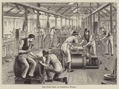 La tienda de bombas en Cornwall Works de English School