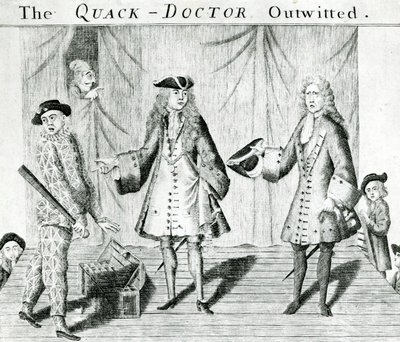 El doctor charlatán burlado, publicado por Sutton Nichols, 1558 de English School