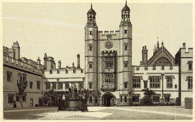 The Quadrangle, Eton College (litografía) de English School