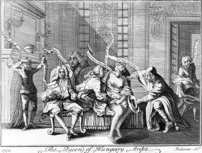 La Reina de Hungría Despojada, 1742 de English School