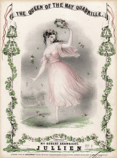 La reina de la cuadrilla de mayo de English School