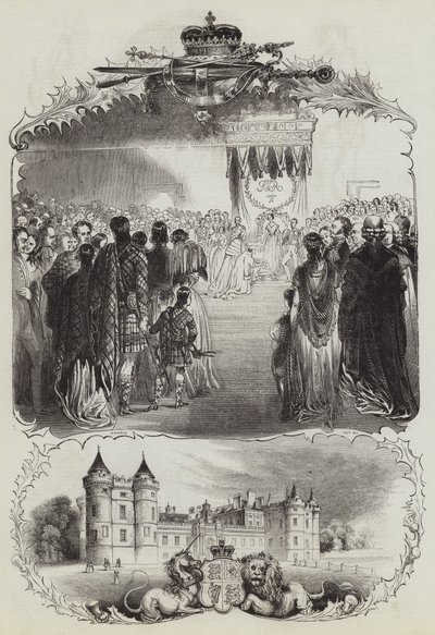 La gira de la reina (grabado) de English School