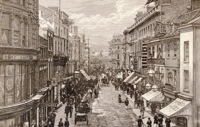 La visita de la Reina a Birmingham: La calle principal, de 