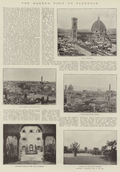 La visita de la Reina a Florencia de English School