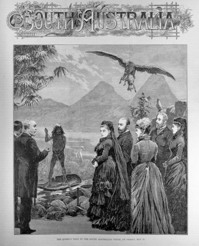 La visita de la Reina al Tribunal de Australia del Sur el viernes 21 de mayo de 1886, de 