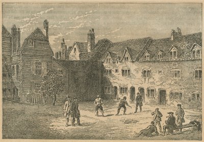 La cancha de raquetas de la Prisión Marshalsea de English School