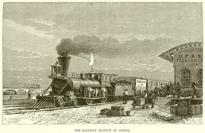 La Estación de Ferrocarril en Omaha de English School