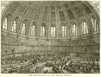 La Sala de Lectura del Museo Británico de English School
