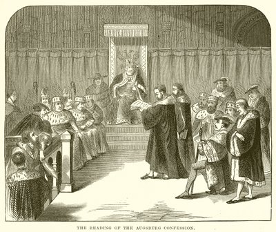 La lectura de la Confesión de Augsburgo de English School