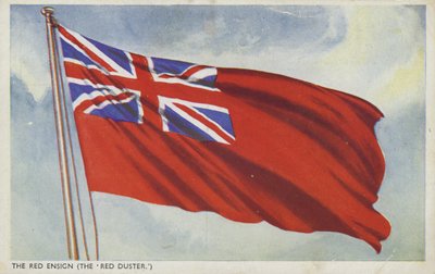 La enseña roja (litografía en color) de English School