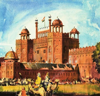 El Fuerte Rojo, Delhi de English School