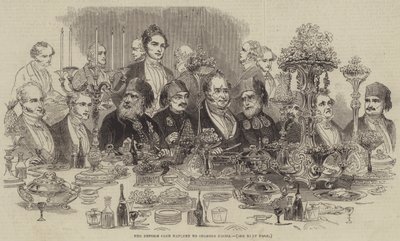 El Banquete del Club de la Reforma a Ibrahim Pacha de English School