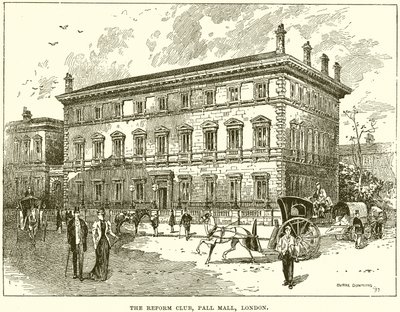El Reform Club, Pall Mall, Londres de English School