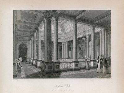 El Reform Club, los pasillos del Salón de English School
