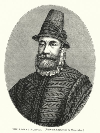 El Regente Morton (grabado) de English School