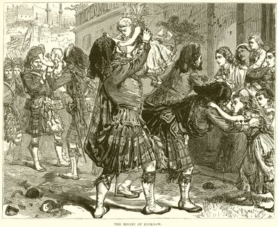 El alivio de Lucknow de English School