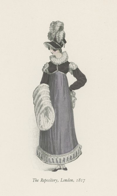 The Repository, Londres, 1817 de English School
