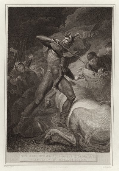 La conducta resuelta del Conde de Warwick antes de la Batalla de Touton de English School
