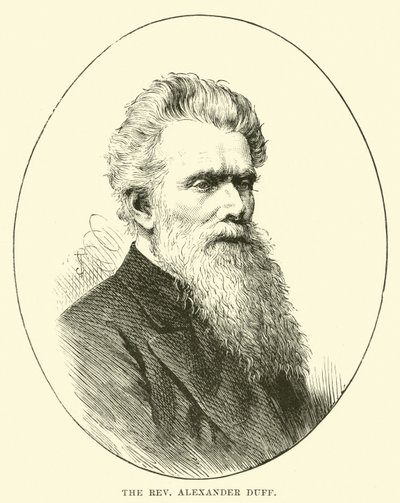 El reverendo Alexander Duff de English School