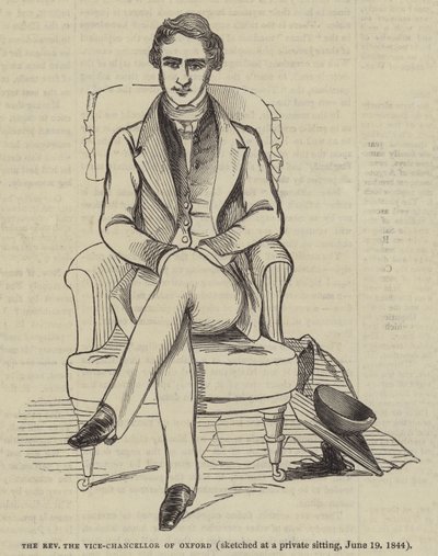 El reverendo el vicerrector de Oxford de English School