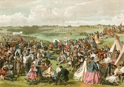 El Concurso de Rifles, Wimbledon, 1864 de English School