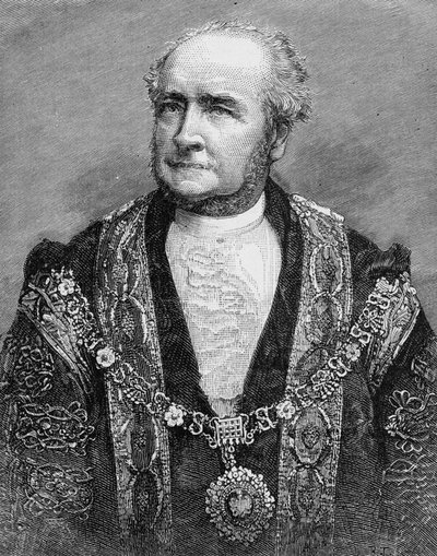 El Honorable Alderman G. S. Nottage, el nuevo alcalde de Londres, ilustración de 
