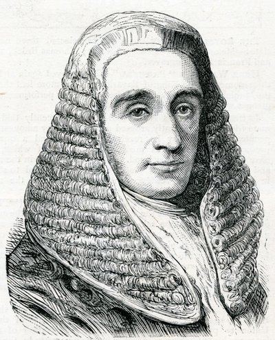 El muy honorable Sir Joseph Napier, siglo XIX de English School