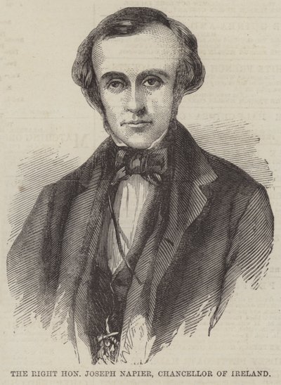 El Muy Honorable Joseph Napier, Canciller de Irlanda de English School