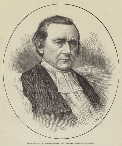 El Reverendo E Harold Browne, DD, el nuevo Obispo de Winchester de English School