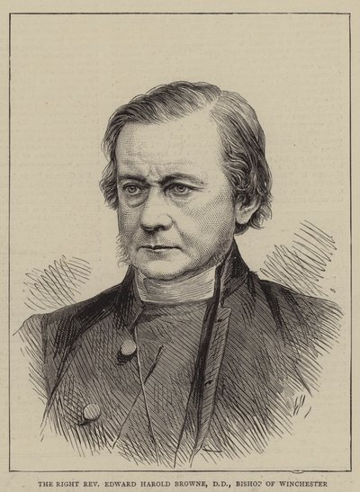 El Reverendo Edward Harold Browne, DD, Obispo de Winchester de English School