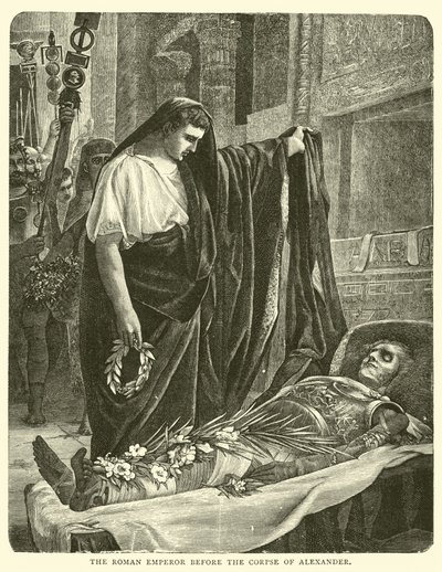 El Emperador Romano ante el cadáver de Alejandro de English School