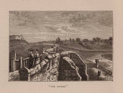 "El Roodee" (grabado) de English School