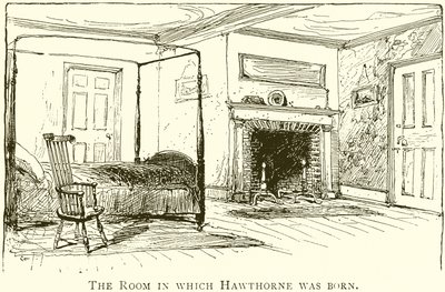 La habitación en la que nació Hawthorne de English School